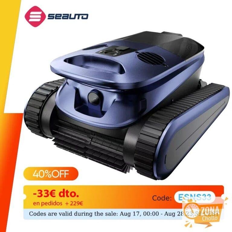 (Nuevo 2026) Aspiradora Robótica para Piscinas Seauto SAT 40… — 254,98 €