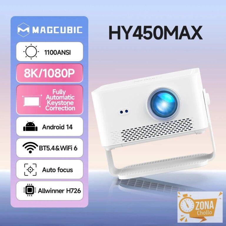 Proyector Portátil para Exteriores Magcubic HY450MAX, 1100ANSI… — 142,69 €
