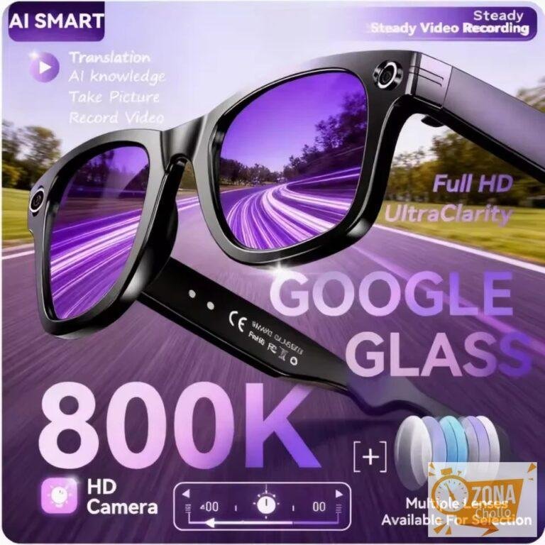 Nuevas gafas AI con cámara de 800W para hombres, gafas de traducción… — 58,39 €