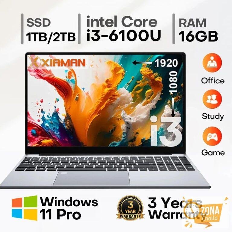 Computadora Portátil Xiaman de 15.6 Pulgadas con Intel Core I3… — 151.95 EUR €