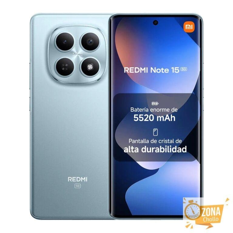 Móvil Xiaomi Redmi note 15 5G 8GB+256GB, Snapdragon® 6 Gen 3 … — 202,34 €