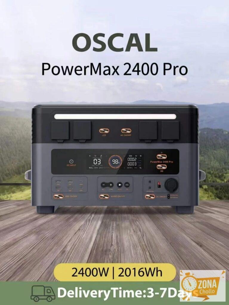Estación de Energía Portátil OSCAL PowerMax 2400 Pro, Capacidad de… — 510.38 EUR €