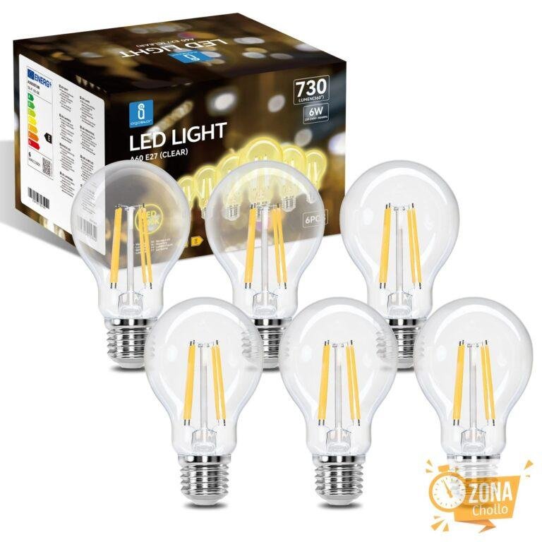 Aigostar – Bombilla LED E27 Edison 6W/8W/10W 2200/2700/6500K… — 17,07 €