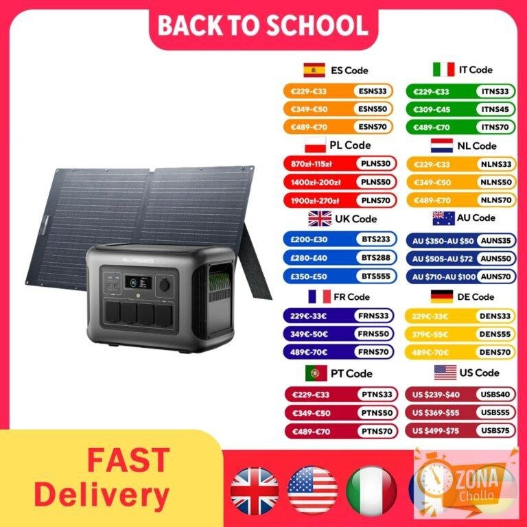 Estación de Energía Portátil ALLPOWERS R1500 LITE, Batería LiFePO4… — 635,99 €