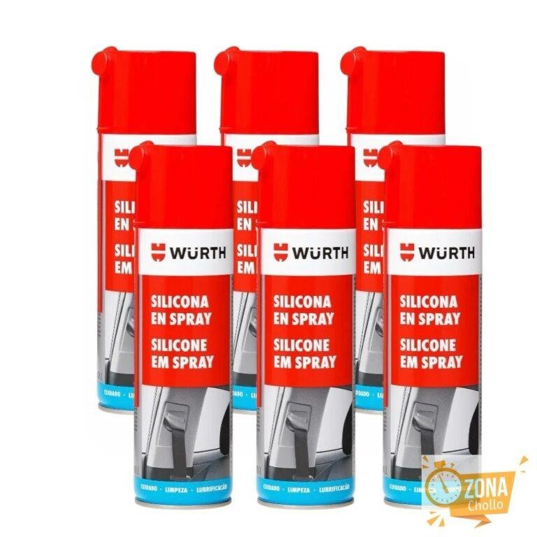 WÜRTH Silicona en Spray Incoloro 500ml – Lubricante para Plástico… — 11,89 €