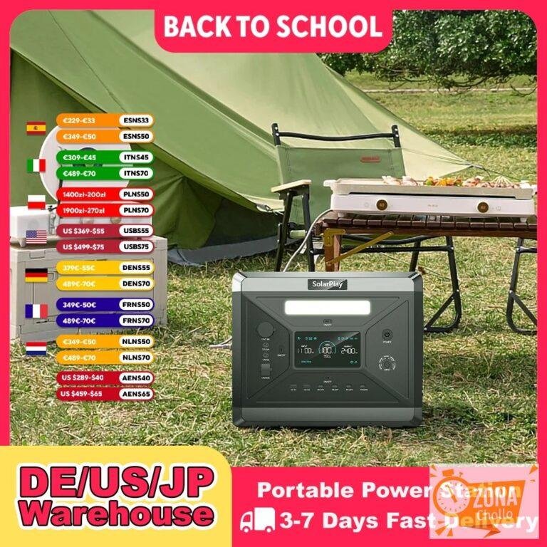 Estación de energía portátil SOLARPLAY Q2501, batería LiFePO4 de… — 588,99 €