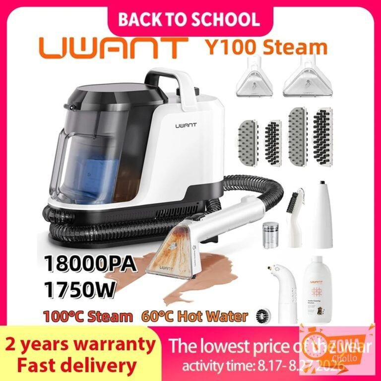 Limpiador de Alfombras Uwant Y100 Steam 18000Pa 1750W 100 ° C Steam… — 113,42 €