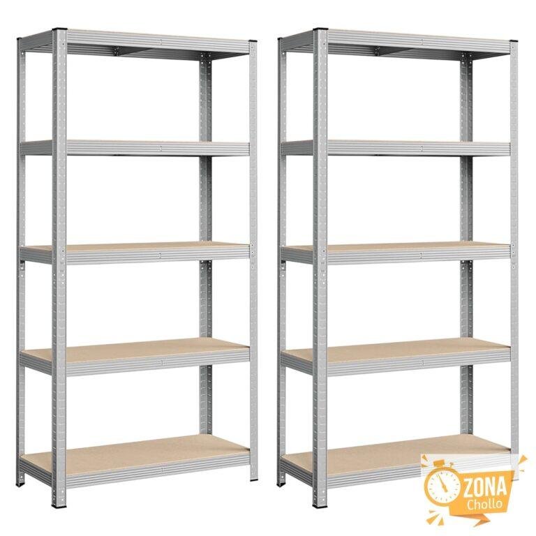 Estantería Mikomika con 5 Baldes – Capacidad de 875 kg, 183 cm de… — 16,32 €