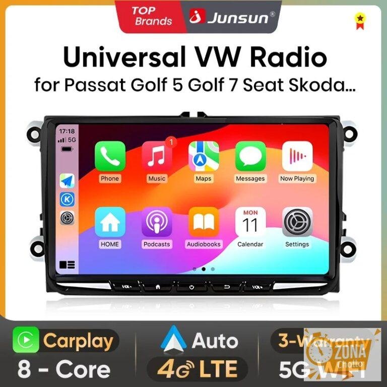 Radio de coche inalámbrico Junsun de 7» y 9» con CarPlay para… — 72,37 €