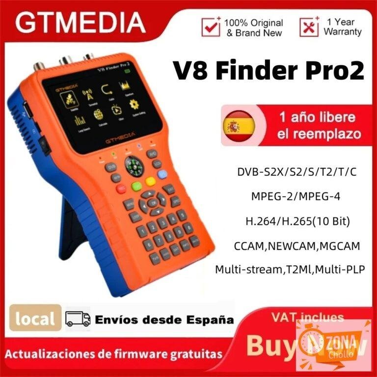 GTMEDIA V8 Finder Pro2 Buscador de Satélites DVB-S2X/S2/S/T2/T/C… — 85.64 EUR €