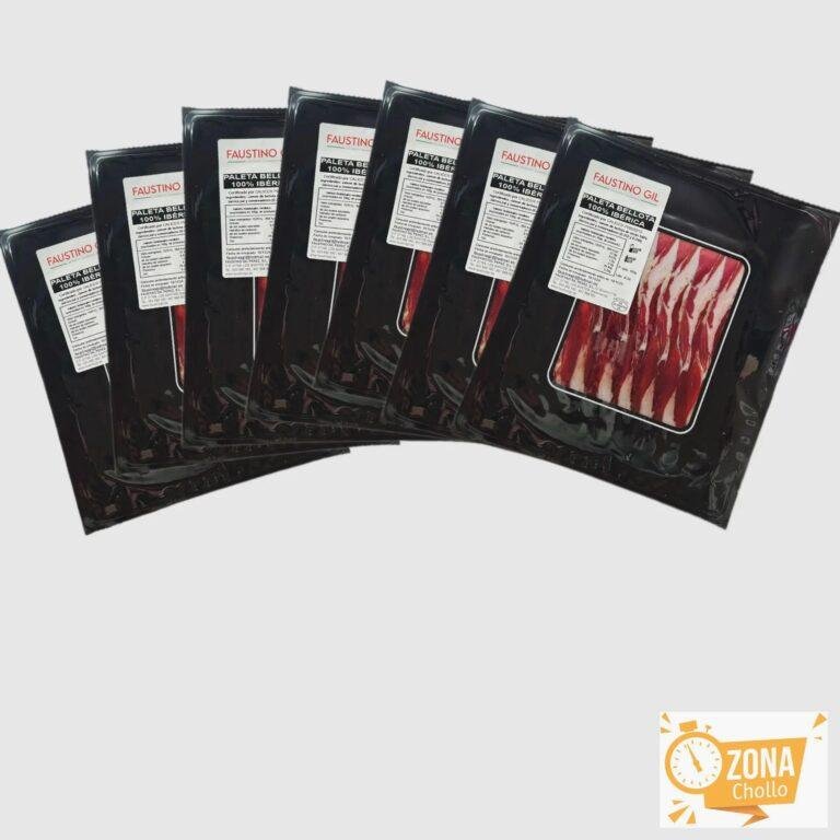 PALETA BELLOTA 100% IBERICA – 7 Sobres de 100g – Elaboración… — 44,28 €