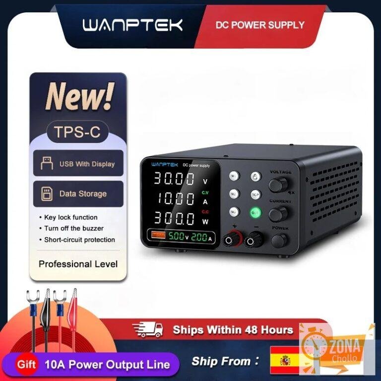 Wanptek-fuente de alimentación CC de laboratorio ajustable, 30V, 5A… — 39,79 €