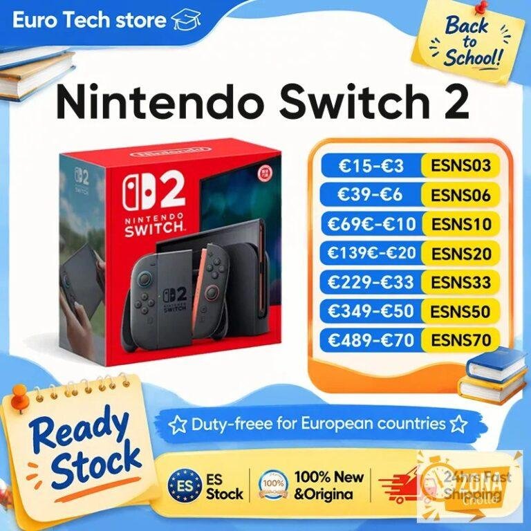 Nintendo Switch 2 Pantalla LCD Original de 7,9 pulgadas Joy‐Con2… — 451,29 €