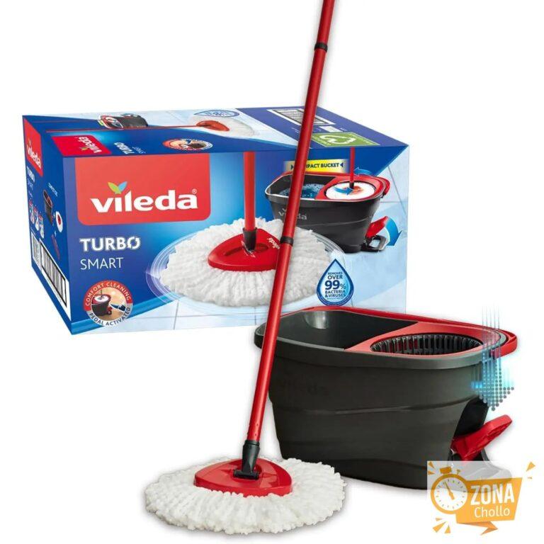 VILEDA Turbo Smart limpieza con fregona completa y cubo con escurridor — 22,57 €