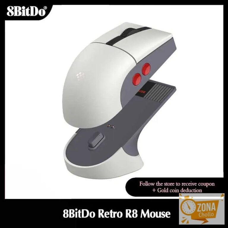 Ratón Retro R8 8BitDo con base de carga, ratón inalámbrico para… — 46,99 €