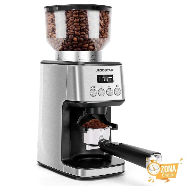 AIGOSTAR Molinillo de Café Eléctrico con Soporte Desmontable y… — 54,61 €