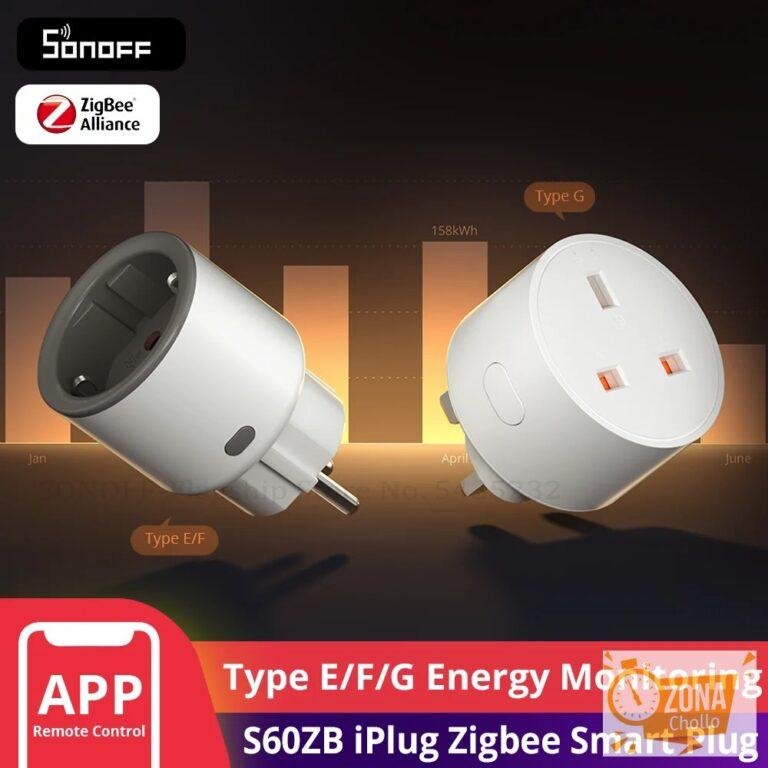 Enchufe Inteligente Zigbee SONOFF S60ZB IPlug, Monitoreo de Energía… — 11,79 €