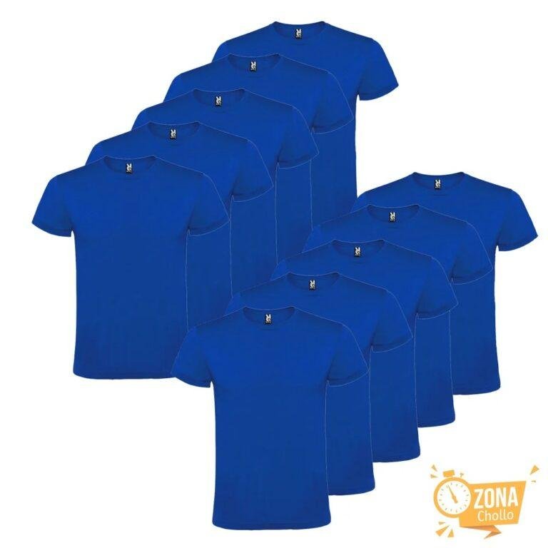 Pack 10 camisetas básicas de algodón TRAINEANDO, Unisex, Gramaje… — 23,25 €