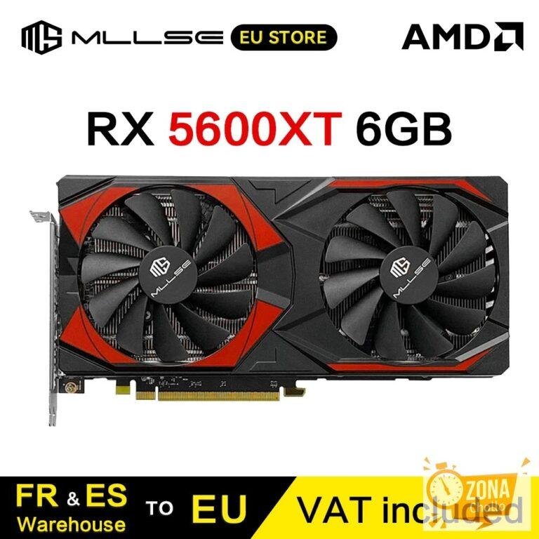 Tarjeta Gráfica para Juegos MLLSE RX 5600 XT de 6GB, 192bit GDDR6, 8… — 163,11 €