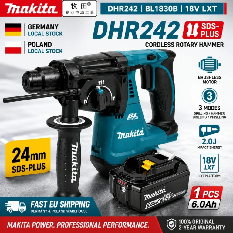 MARTILLO PERFORADOR MAKITA DHR242 18V - DESCUENTO 65%