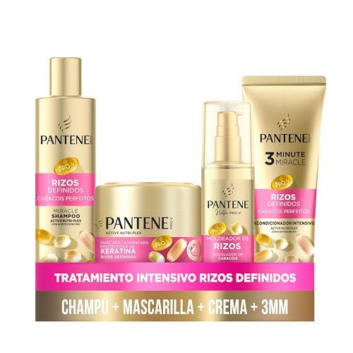 PANTENE RIZOS DEFINIDOS PACK CHAMPÚ, MASCARILLA, ACONDICIONADOR Y