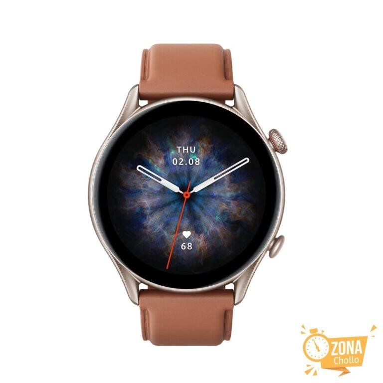 Amazfit GTR3 Pro Brown Leather Smartwatch (Reacondicionado Grado D)… — 49 € -62%