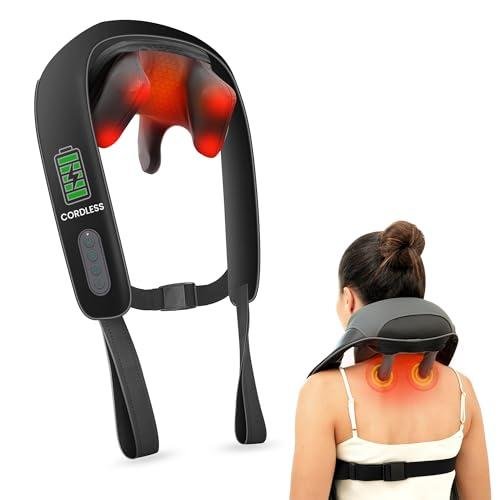 Snailax Masajeador de cuello inalámbrico 4D mejorado con calor… — 47,59 €