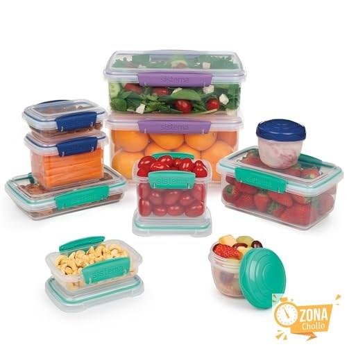 Recipientes para conservar alimentos Sistema | recipientes con tapa… — 22,99 € -42%