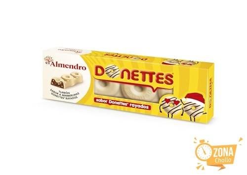 El Almendro, Donettes Rayados, Turrón Praliné de Chocolate con… — 2,62 € -50%