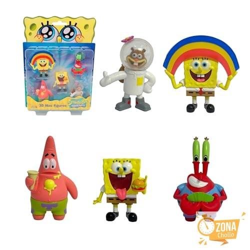 Bizak Bob Esponja Pack 5 Figuras Blister, muñecos coleccionables de… — 10,40 € -42%