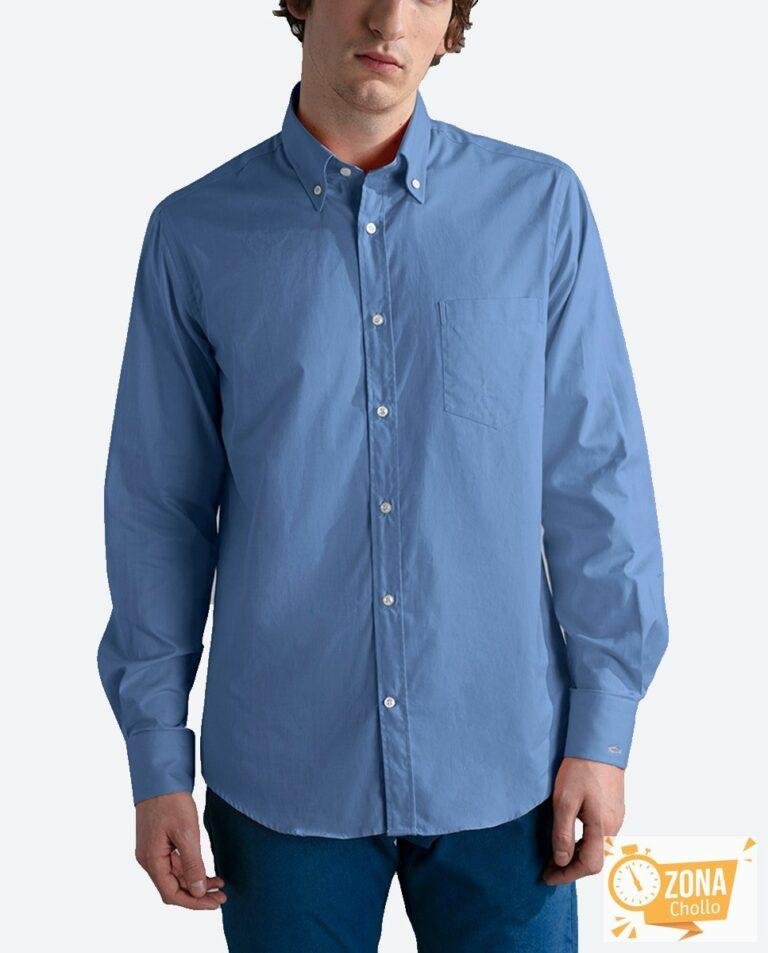 Camisa de hombre manga larga lisa — 35,00€ € -80%