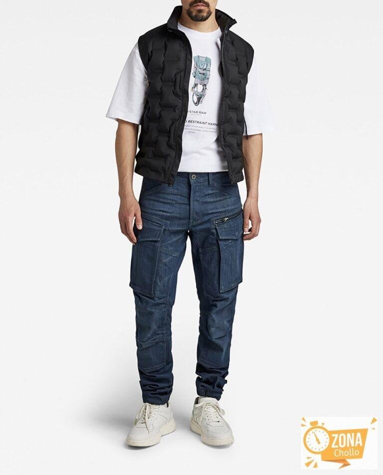 Chaleco de hombre 3D hinchable y con una capucha plegable oculta — 39,00€ € -80%