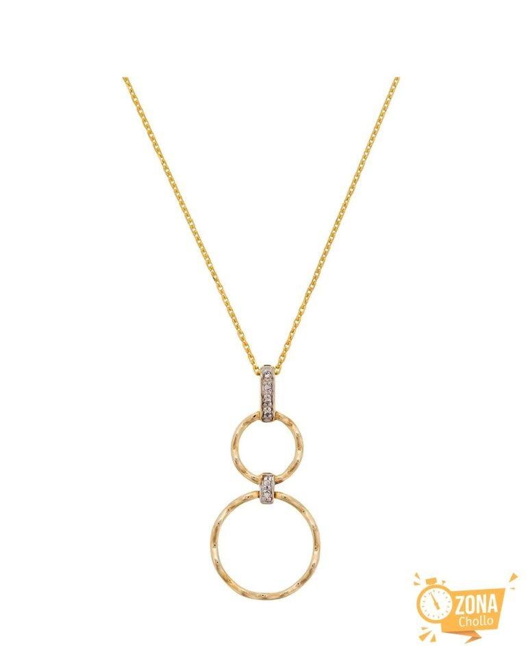Colgante «Gold circles» Diamants 0,02/6 — 219,00€ € -76%