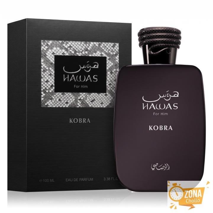 Hawas Kobra Rasasi Perfume Árabe Hombre Eau de Parfum 100ml Original… — 39.95 €