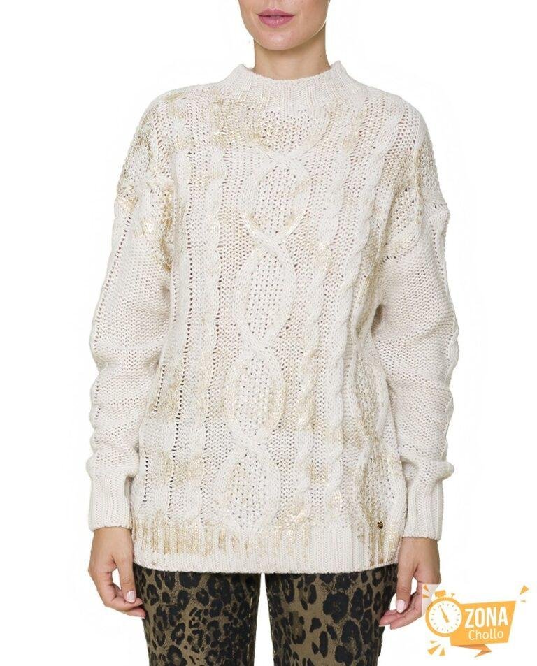 Jersey metalizado Beige — 25,00€ € -81%
