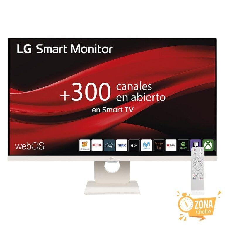 Monitor PC 68,5cm (27″) LG MyView Smart Monitor 27U511SA-W, 100 Hz… — 79 € -64%