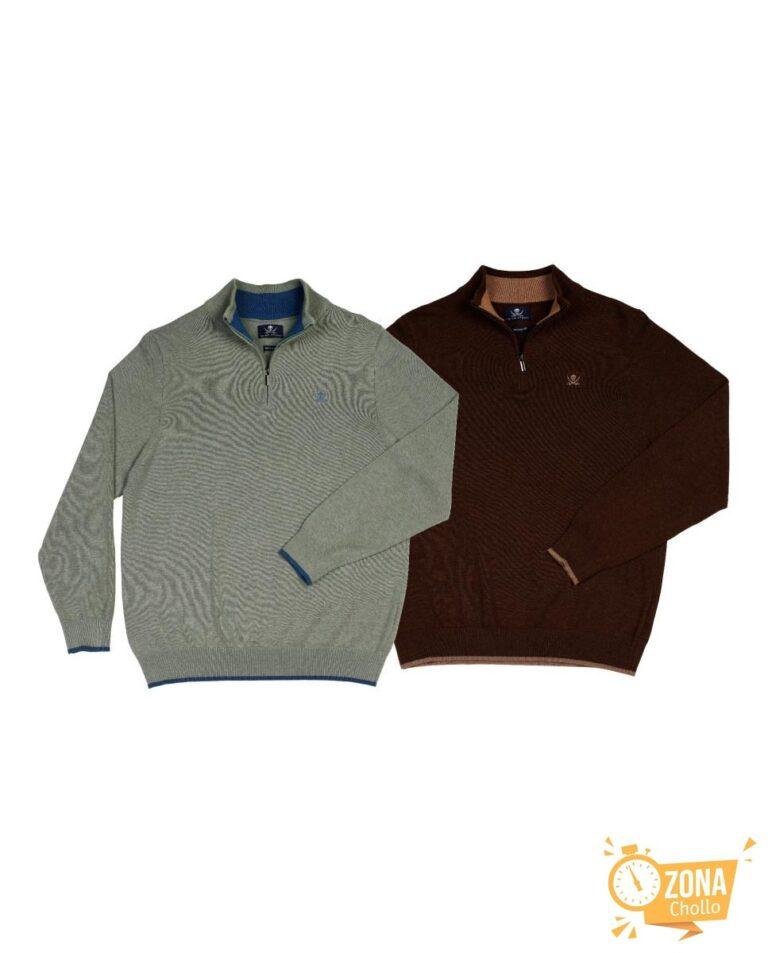 Pack hombre 2 jerseys con cremallera — 49,95€ € -79%
