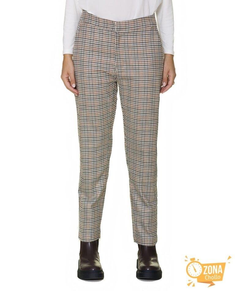 Pantalón cuadros Beige — 21,00€ € -80%