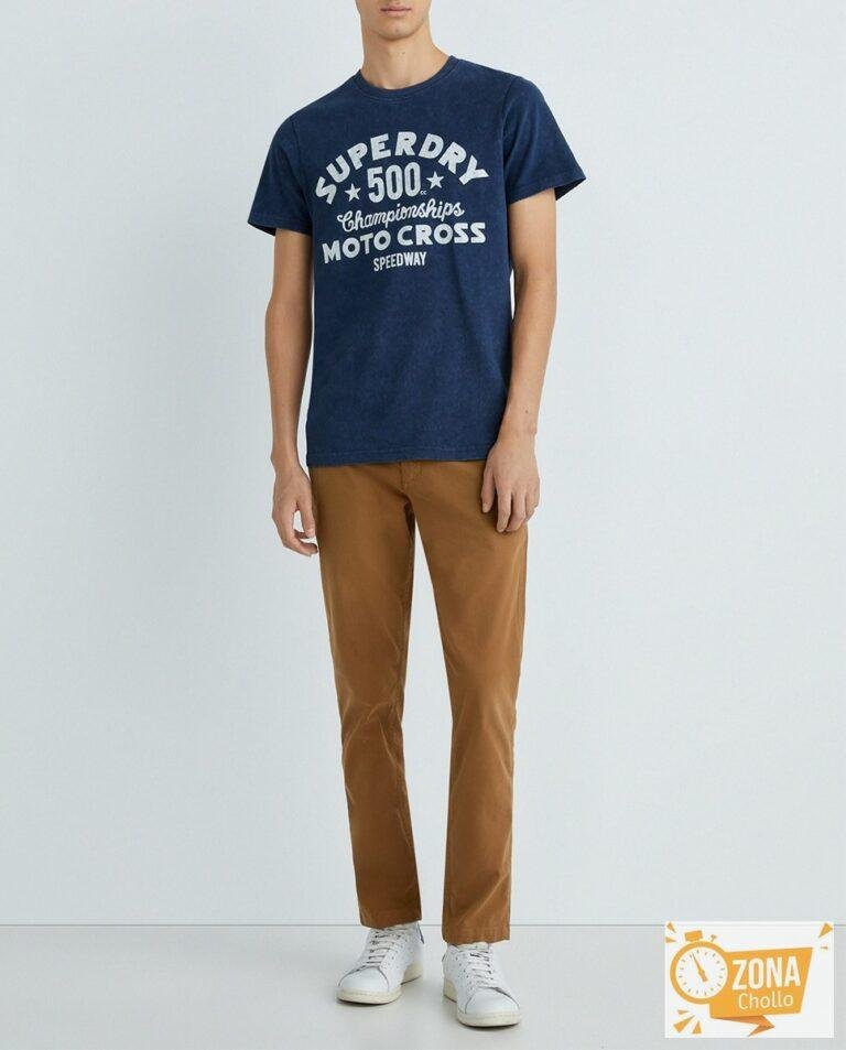 Pantalones de hombre chinos ajustados Officer’s — 26,00€ € -71%