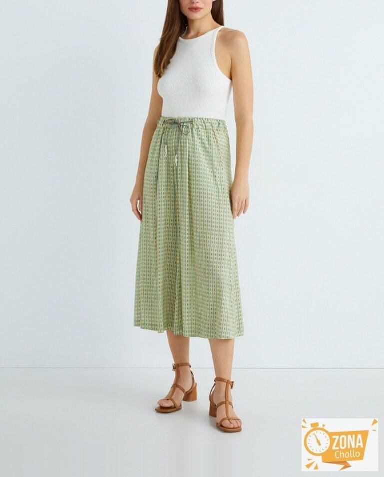 Pantalón ancho con bolsillos mujer — 29,00€ € -81%