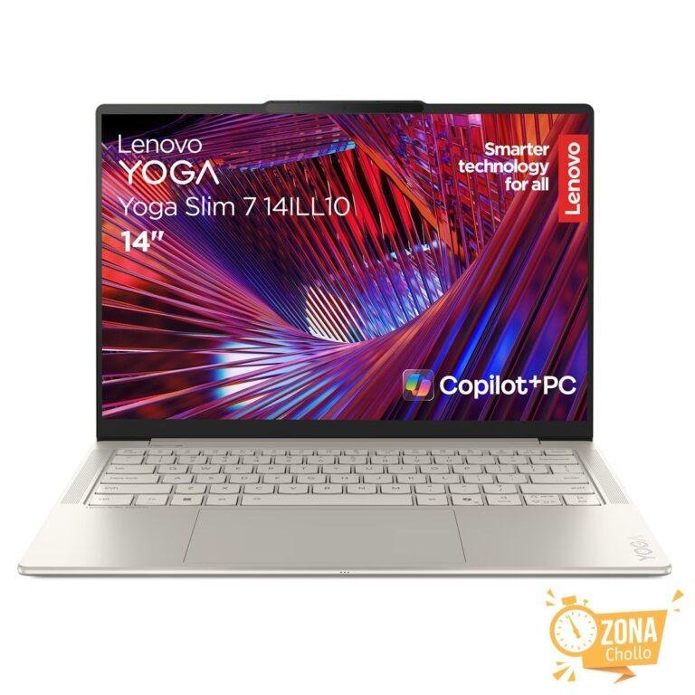 Portátil Lenovo Yoga Slim 7 14ILL10 Copilot+ PC, Intel Core Ultra 7… — 719,2 € -52%