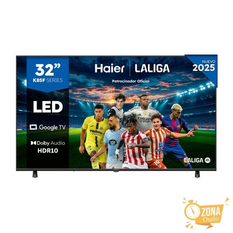 TV LED 80 cm (32″) Haier H32K85FUX Full HD, Smart Google TV, HDR10… — 69 € -63%