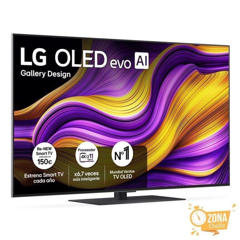 TV OLED evo AI G5 139cm (55″) LG OLED55G56LS, Smart TV 4K… — 479,2 € -69%