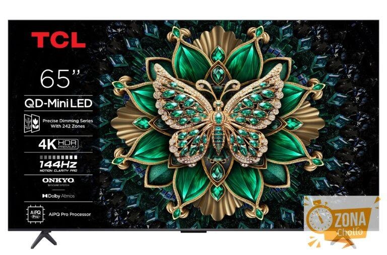 TV QD-Mini LED 165,1 cm (65″) TCL 65C6K, 4K HDR Premium, Smart TV… — 299 € -62%