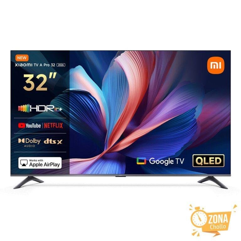TV QLED 80 cm (32″) Xiaomi A Pro 2026 HD con Google TV, Smart TV… — 79 € -53%