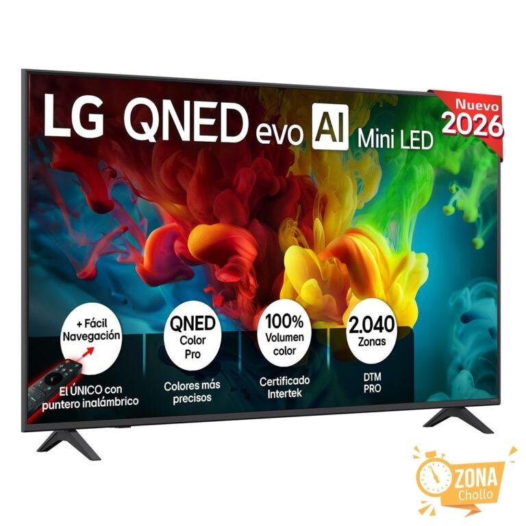 TV QNED evo Mini LED 139 cm (55″) LG 55QNED82B6B 4K, Smart TV, AI… — 349 € -61%