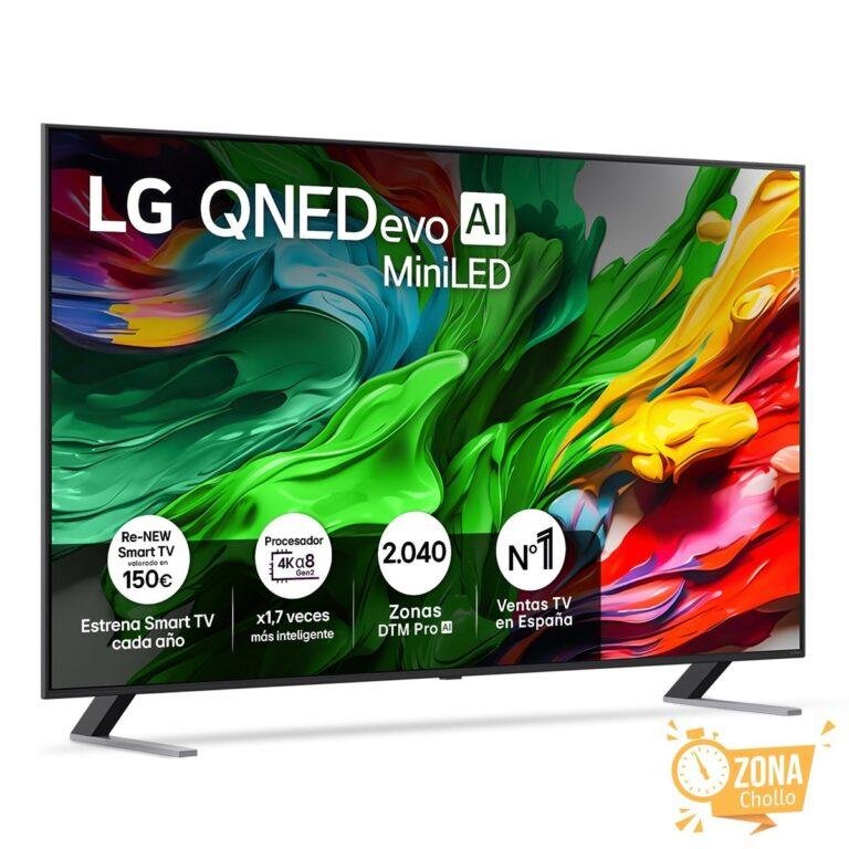 TV QNED evo MiniLED AI 189cm (75″) LG 75QNED85A6C, 4K Smart TV… — 660,29 € -65%