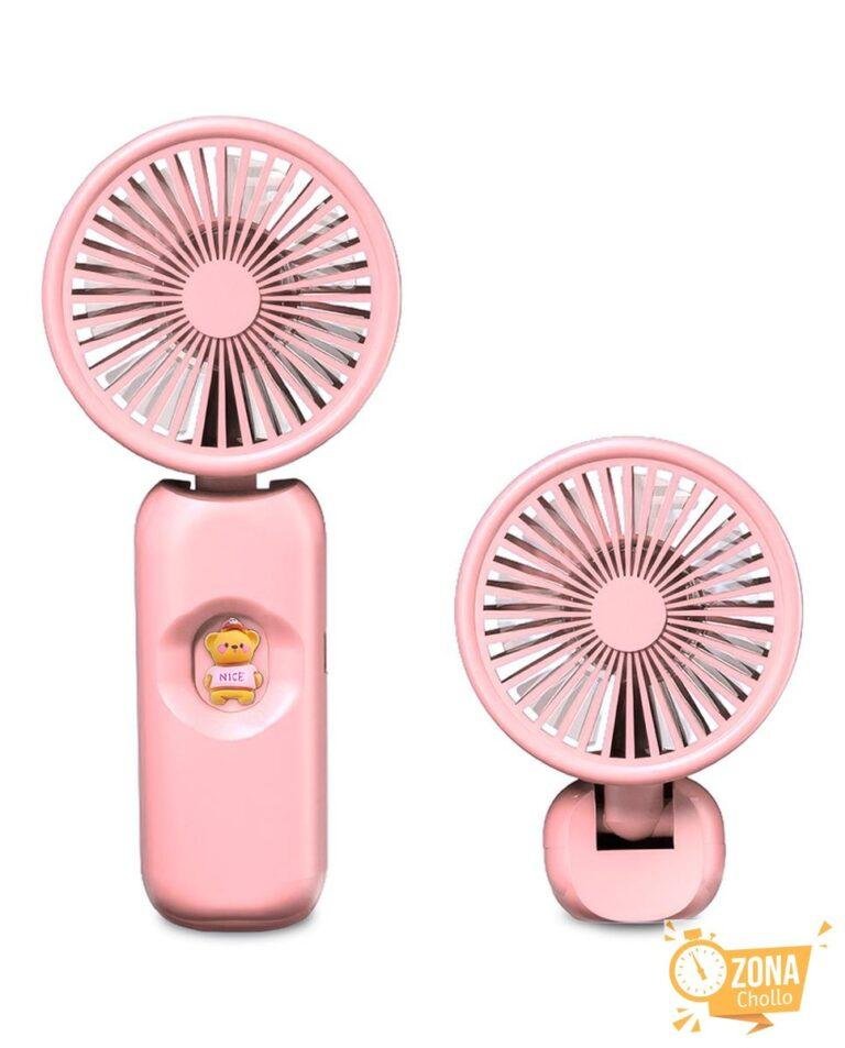 Ventilador portátil FS04 con 3 velocidades ajustables y batería… — 12,95€ € -78%
