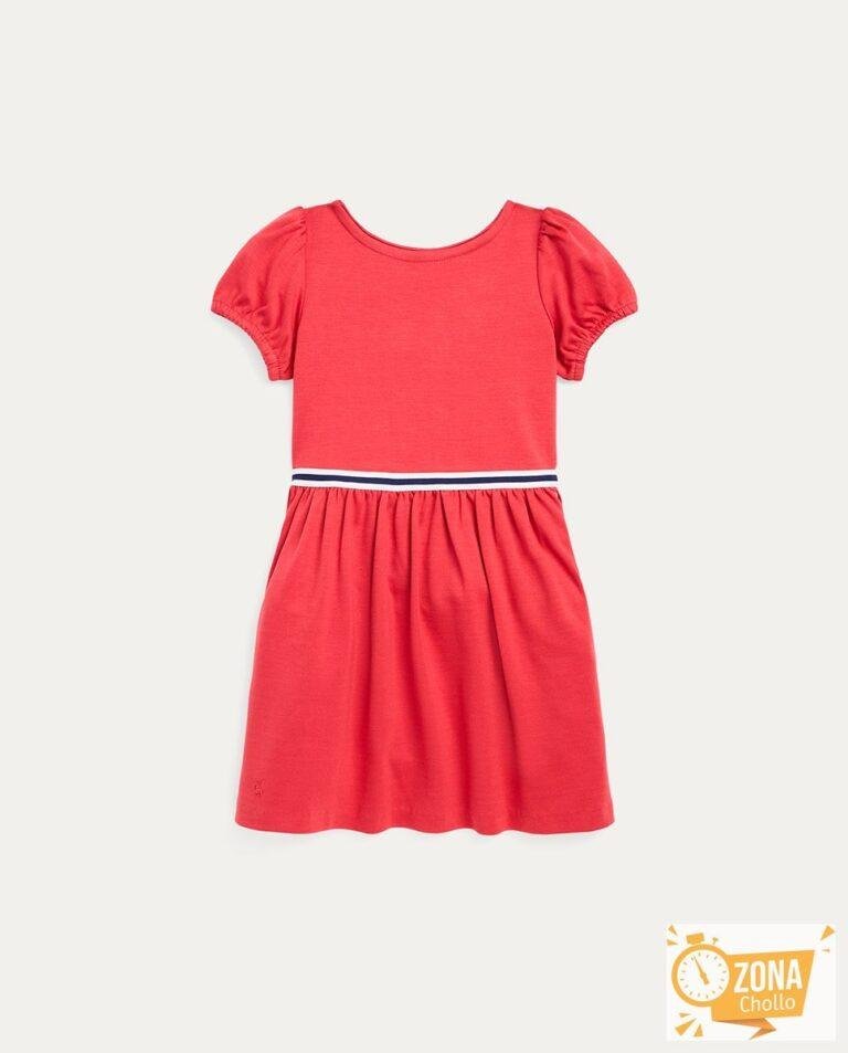 Vestido de niña en rojo con vuelo — 18,90€ € -83%