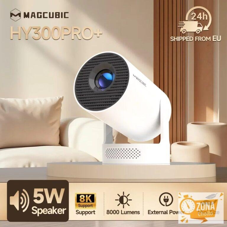 Proyector Portátil Magcubic HY300 Pro+ 8K Android 14, 8000 Lúmenes… — 31,79 €